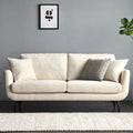 Moderne 3-seter sofa med buede detaljer