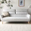 Komfortabel 3-seter sofa med høye ryggputer